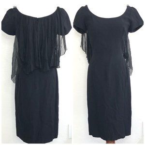 Mr.Blackwell Vintage Women's Black Dress CYK